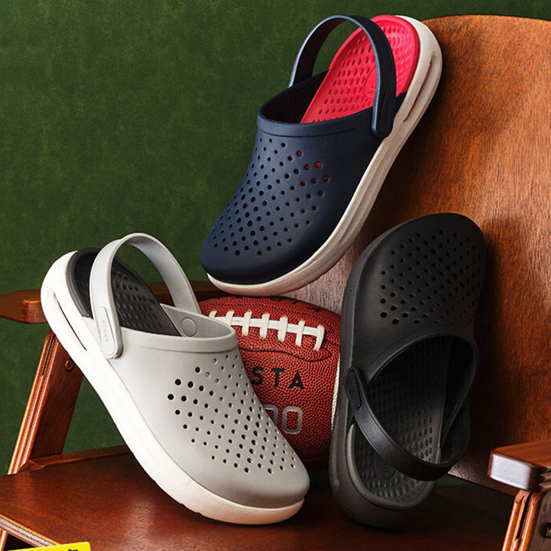 Crocs卡骆驰舒乐洞洞鞋男士外穿沙滩鞋包头拖鞋男鞋花园鞋|20
