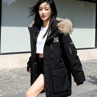 保暖防风羽绒服外套男装 工装 女装 新款 棉羽夹克运动服 冬季 MLB官方