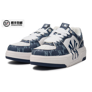 2025冬季 新款 运动鞋 MLB老花板鞋 厚底鞋 女鞋 休闲鞋 3ASXCLD4N 男鞋