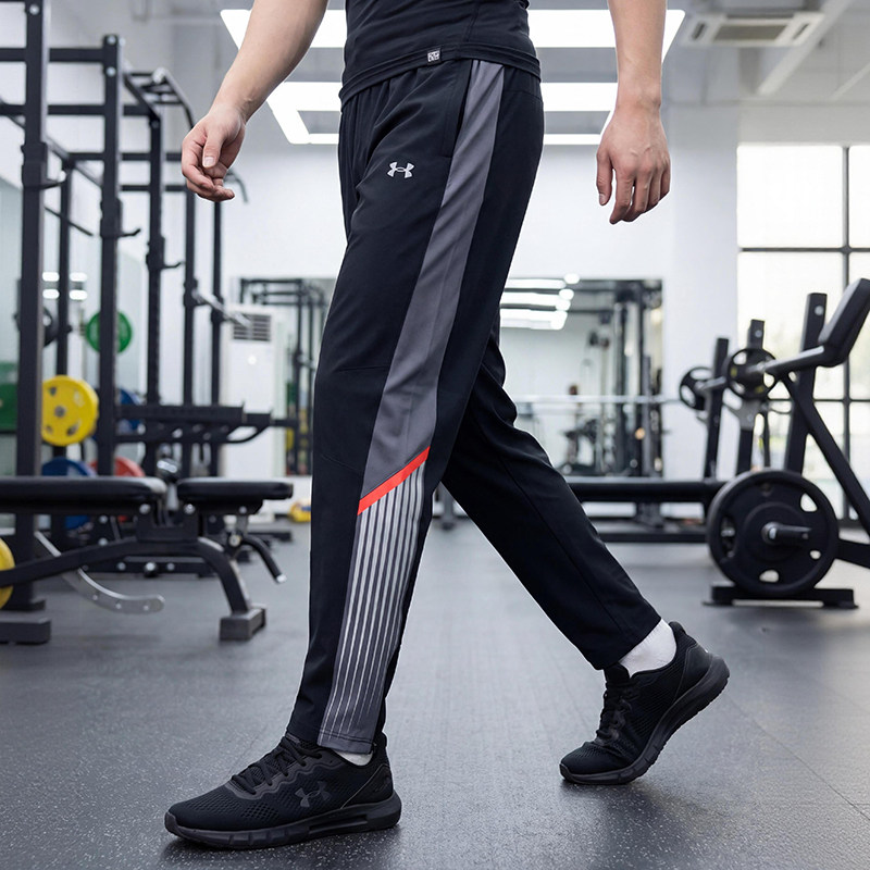 UA安德玛高尔夫球衣裤运动裤休闲跑步训练健身梭织长裤子60058