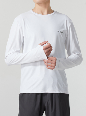 Columbia/哥伦比亚男女同款户外运动透气休闲情侣长袖T恤 AE0758