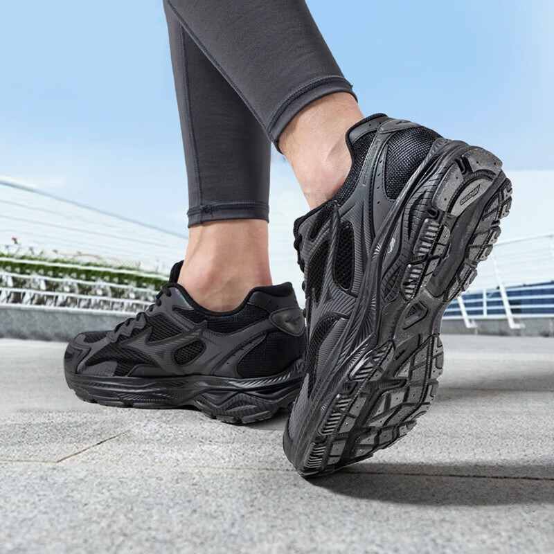 Mizuno美津浓官方旗舰店男鞋女鞋跑步鞋春季新款黑武士透气运动