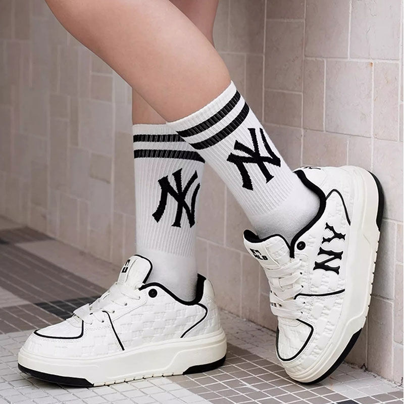 MLB官方 男鞋女鞋运动鞋潮流时尚板鞋缓震低帮休闲鞋子3ASXE