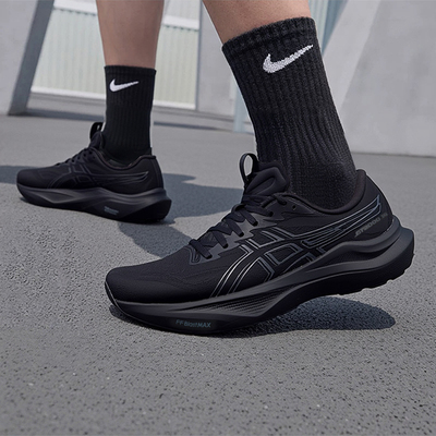 亚瑟士男鞋秋冬新款轻便减震跑步鞋GT-2000 14运动鞋黑武士慢跑鞋