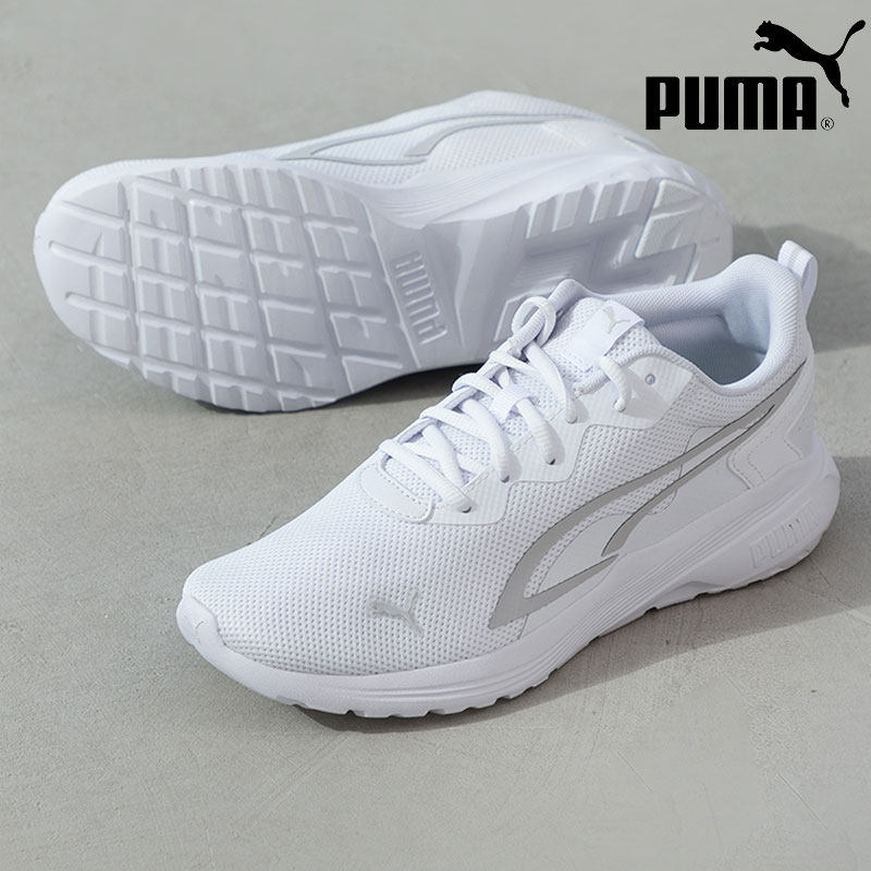 PUMA彪马白色跑步鞋男鞋女鞋春季新款情侣网面透气休闲运动鞋