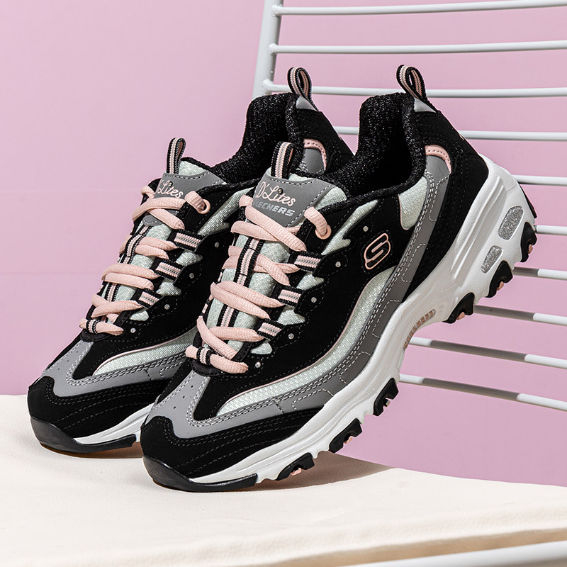 斯凯奇熊猫鞋女鞋秋新款休闲鞋轻便运动鞋奶茶熊跑步鞋厚底老爹鞋,运动鞋new,运动休闲鞋,淘宝优惠券,粉丝福利购,淘宝优惠卷