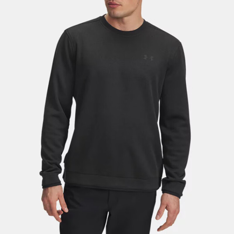 UA安德玛男装加绒卫衣新款运动圆领套头衫休闲宽松上衣6003723