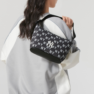 MLB男女同款情侣包25新款潮流时尚休闲手提包拎包单肩包3ABQM015N