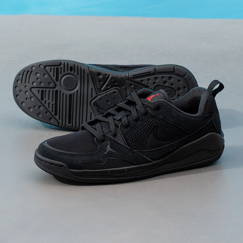 NIKE耐克男鞋2026夏季新款JORDAN运动鞋比赛黑色训练篮球鞋HJ6777