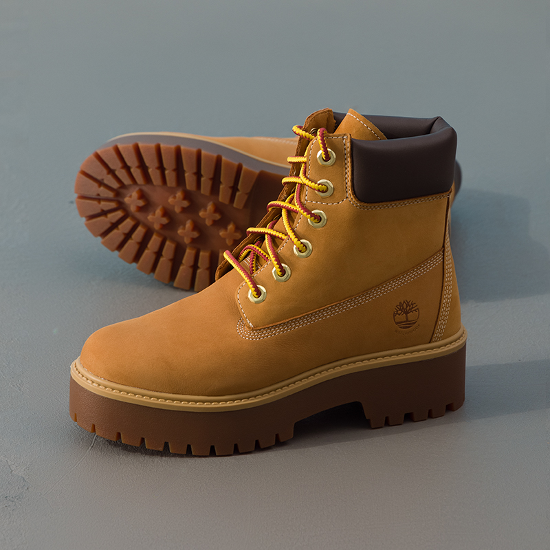 Timberland添柏岚大黄靴女鞋厚底马丁靴秋冬新款靴子防泼水高帮靴