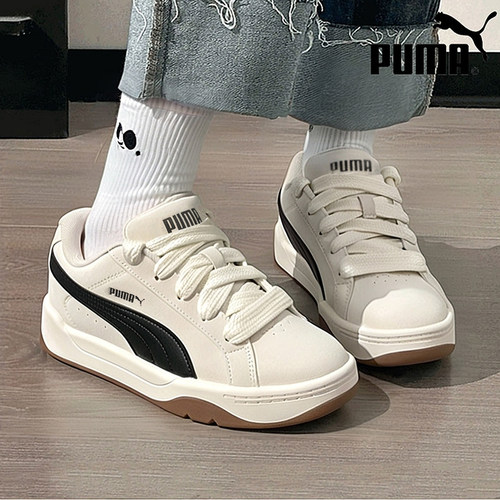 PUMA彪马板鞋男女鞋2025冬季白色面包鞋情侣复古运动休闲鞋400707