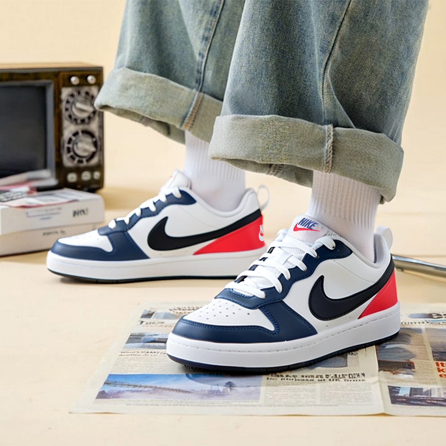 耐克正品舒适低帮时尚大童板鞋女