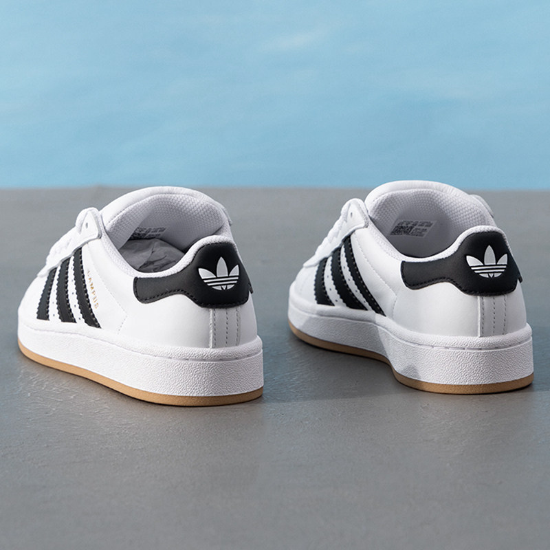 阿迪达斯三叶草男鞋女鞋冬季新款复古面包鞋白色运动鞋休闲鞋板鞋
