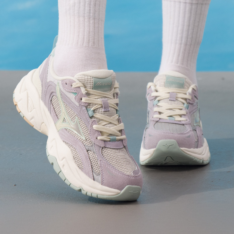 美津浓女鞋2026春季新款rainer 2k v2脏脏银厚底时尚