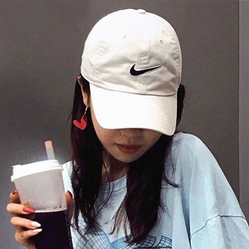 耐克帽子男女秋季时尚运动帽休闲户外旅游可调节棒球帽遮阳鸭舌帽