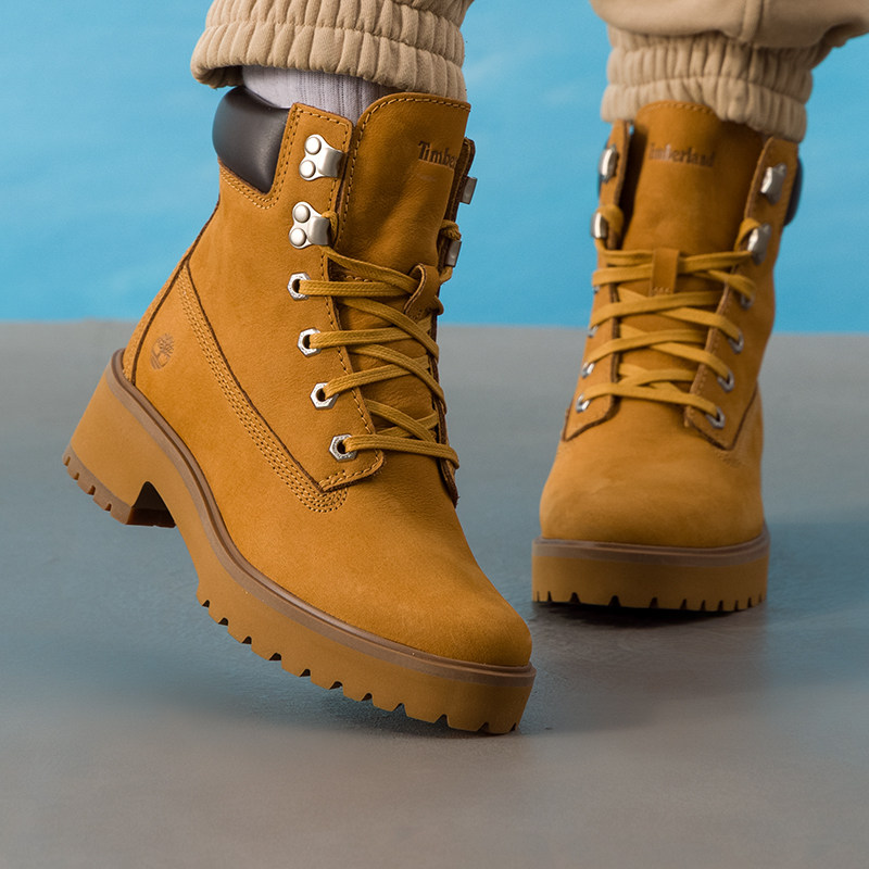 添柏岚官方女鞋大黄靴秋冬户外徒步登山工装鞋休闲厚底帮马丁靴,户外/登山/野营/旅行用品,户外休闲鞋,淘宝优惠券,粉丝福利购,淘宝优惠卷