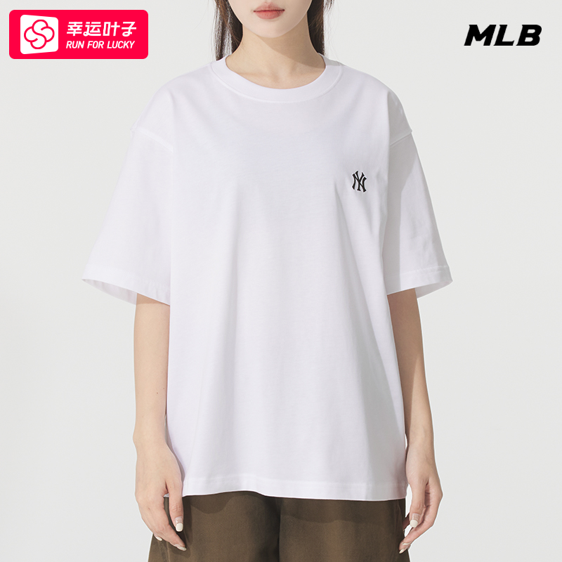 ~MLB官方 情侣短袖男女 2025夏季新款运动服时尚宽松T恤柔软上衣