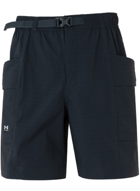 安德玛UA春夏款Expanse男子梭织户外运动跑步透气短裤6000996-016