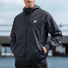 NIKE耐克风行者梭织连帽夹克男装正品夏季新款防风运动外套727325
