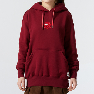 Nike耐克连帽卫衣女夏季 HV8461 新款 宽松舒适运动服休闲毛圈套头衫