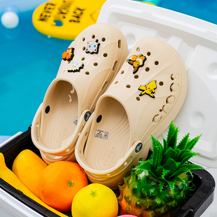 CROCS卡骆驰洞洞鞋贝雅云彩女鞋厚底运动鞋户外拖鞋女士凉鞋