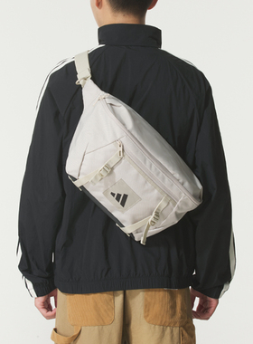 阿迪达斯2025新款男女同款运动包单肩包户外情侣休闲斜挎包JM7151