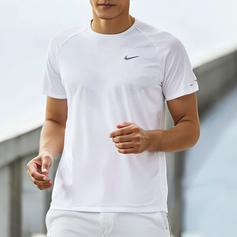 Nike, quick dry summer breathable sports short sleeve T-shirt, loose fit