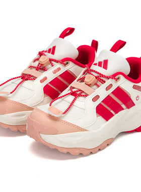 阿迪达斯童鞋男童女童春季新款老爹鞋复古轻便运动鞋休闲鞋JS3086