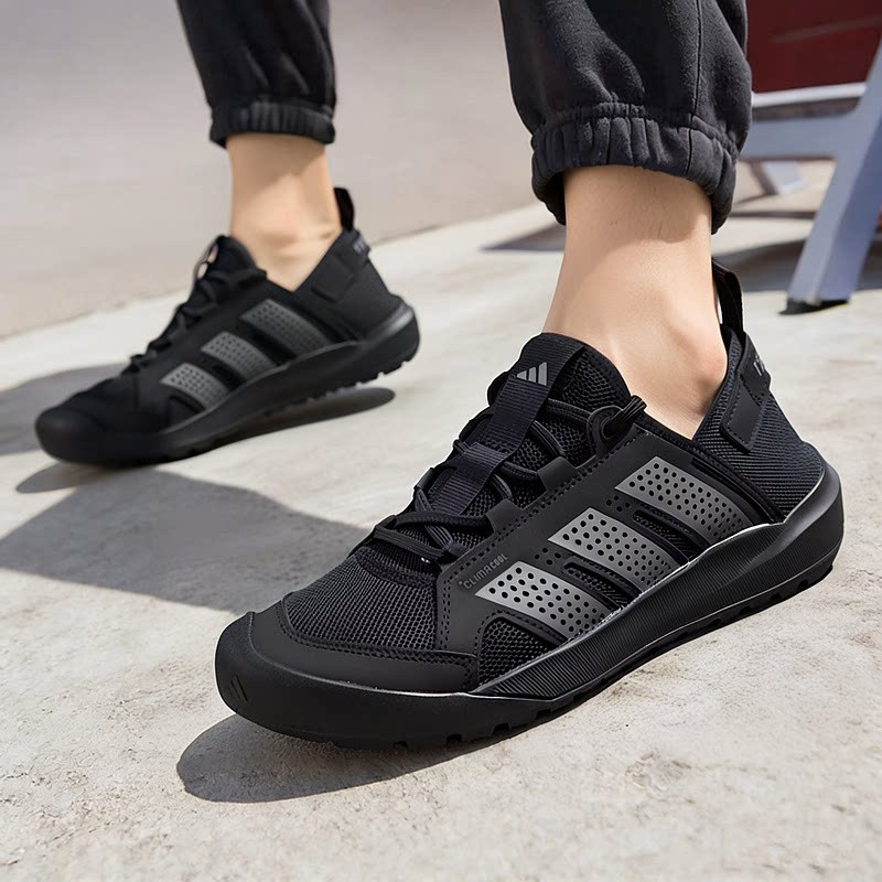 阿迪达斯官方旗舰店溯溪鞋男鞋春季新款透气休闲鞋复古运动鞋鞋子