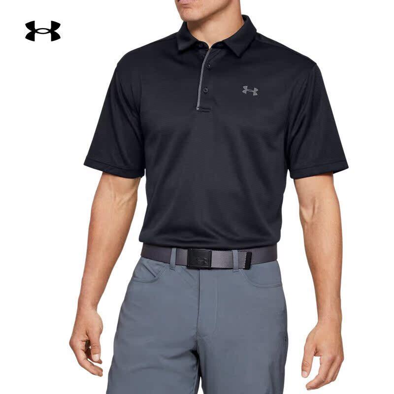 UA安德玛POLO衫短袖男装2026新款男士翻领高尔夫速干衣运动
