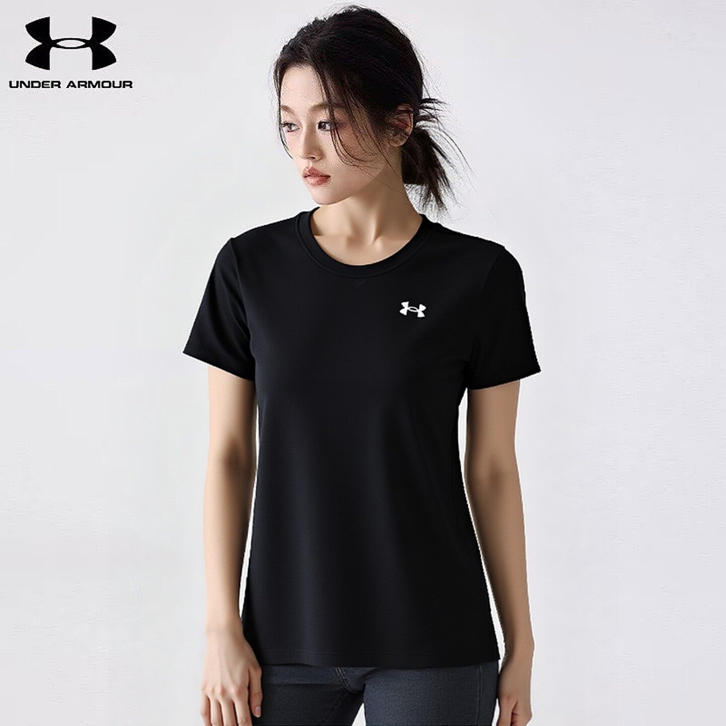 UA安德玛速干短袖女装2026新款女子跑步健身衣训练运动T恤1384231