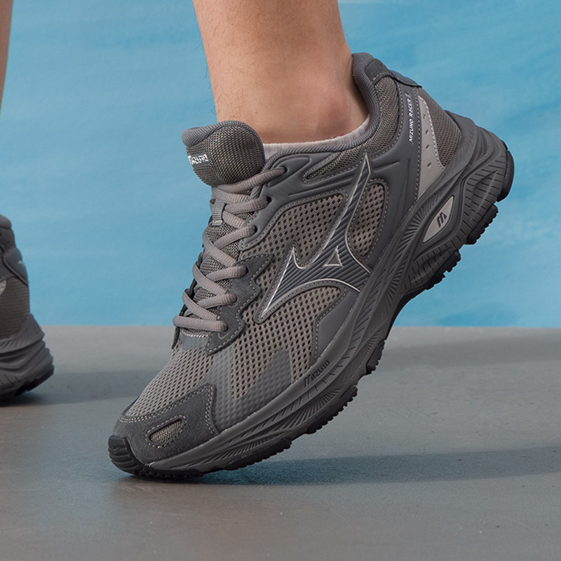 Mizuno美津浓灰色网面跑步鞋男鞋女鞋冬季新款RACER S跑鞋运动鞋,运动鞋new,跑步鞋,淘宝优惠券,粉丝福利购,淘宝优惠卷