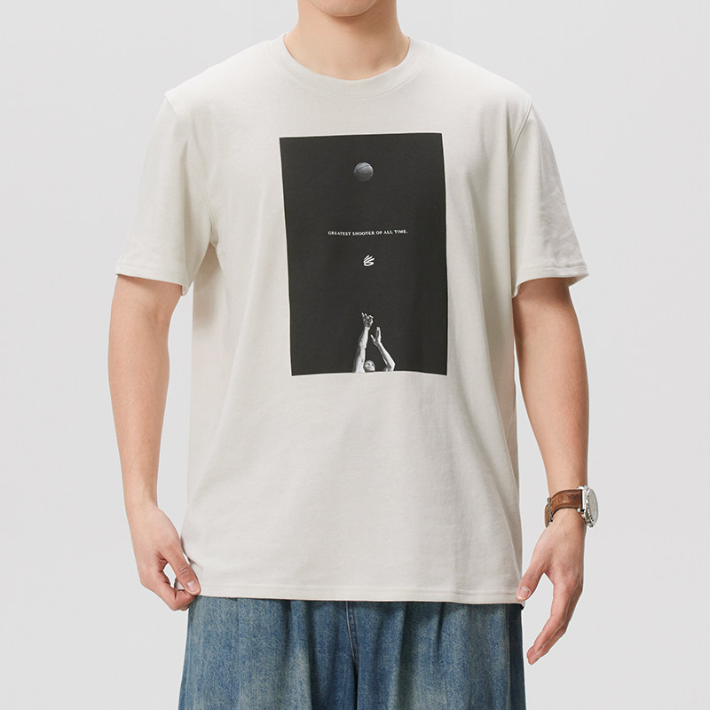 安德玛UA男装针织休闲短袖上衣运动服舒适透气圆领T恤衫6009781,运动服/休闲服装,运动T恤,淘宝优惠券,粉丝福利购,淘宝优惠卷