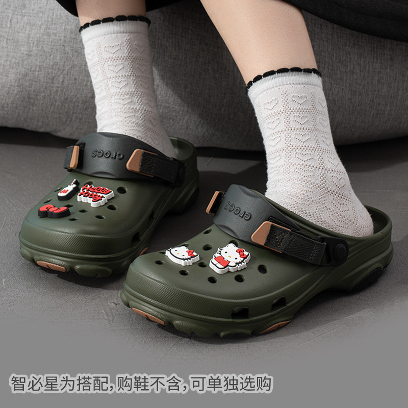 幸运叶子丨Crocs卡骆驰男户外时尚休闲经典特林包头沙滩洞洞凉鞋