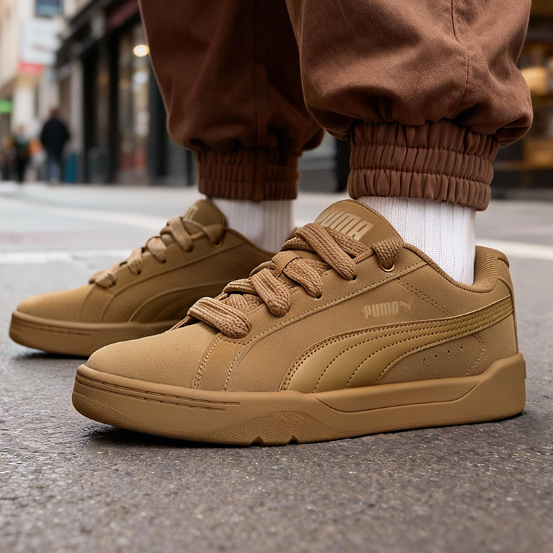 PUMA彪马板鞋男鞋女鞋冬季情侣小麦色面包鞋复古休闲运动鞋407867