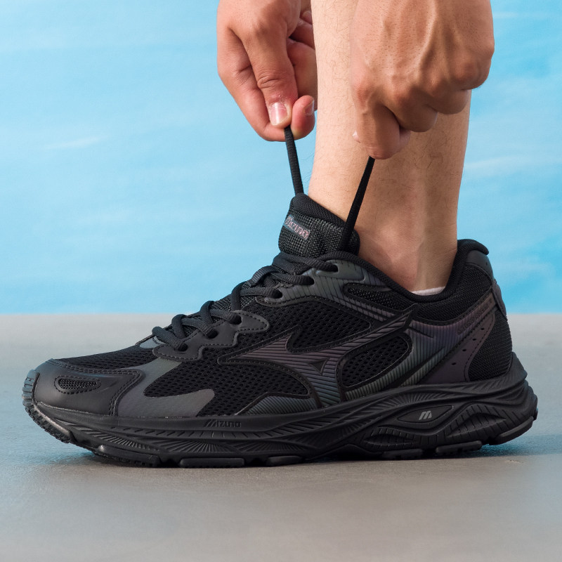 美津浓男鞋女鞋冬季复古休闲慢跑鞋减震透气跑步鞋RACER S运动鞋