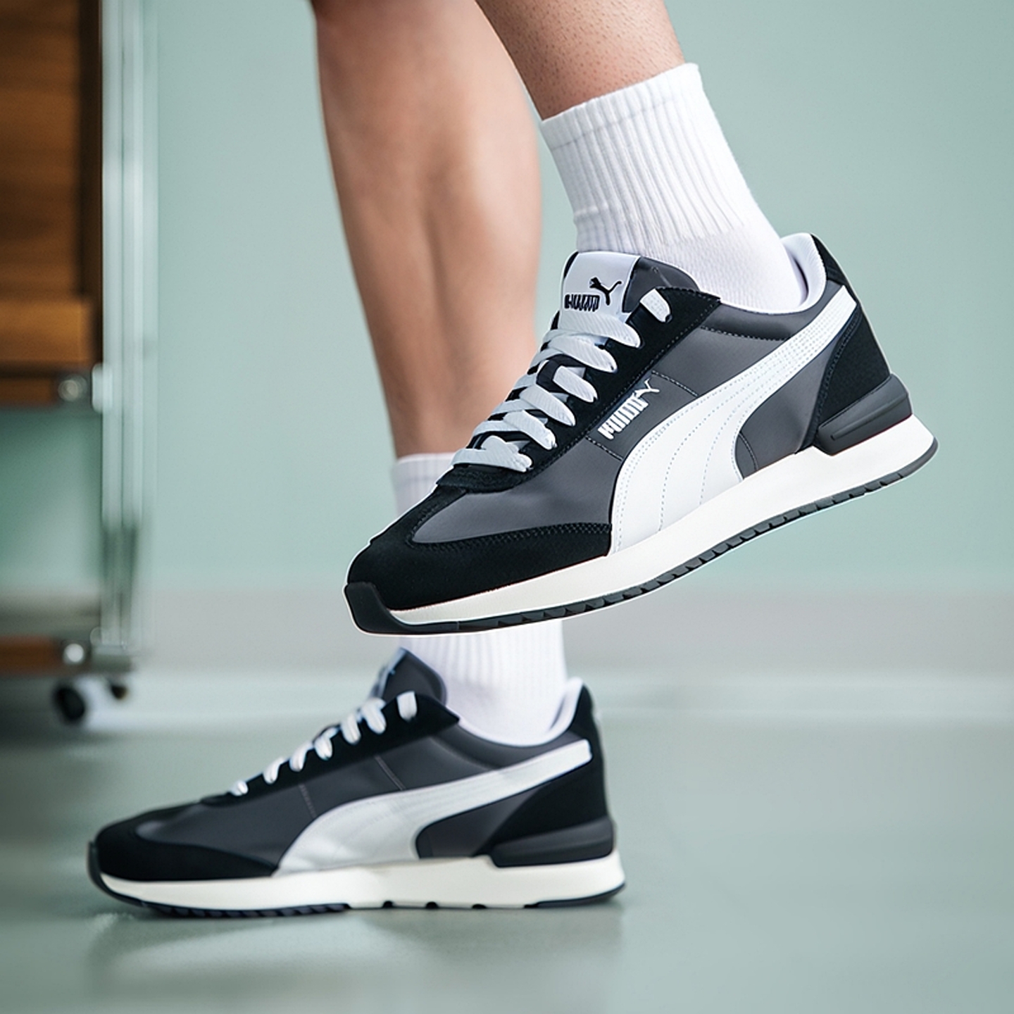 PUMA彪马R78德训鞋T头鞋男鞋女鞋25冬季新款经典加厚保暖休闲鞋