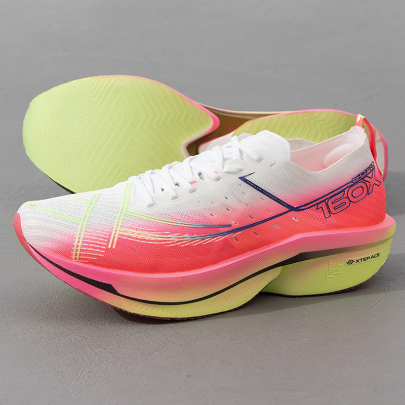 特步竞速跑步鞋男鞋秋季新款160X 6.0 PRO马拉松运动鞋缓震慢跑鞋