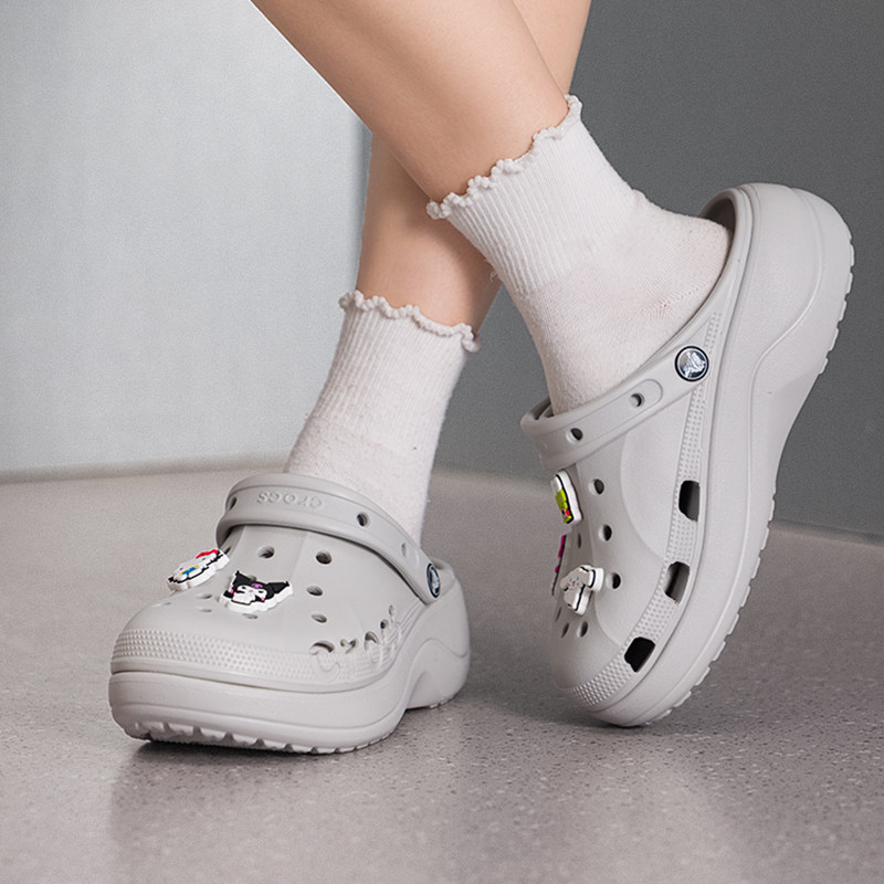 Crocs卡骆驰贝雅云彩洞洞鞋女鞋2026新款轻便休闲沙滩鞋运动
