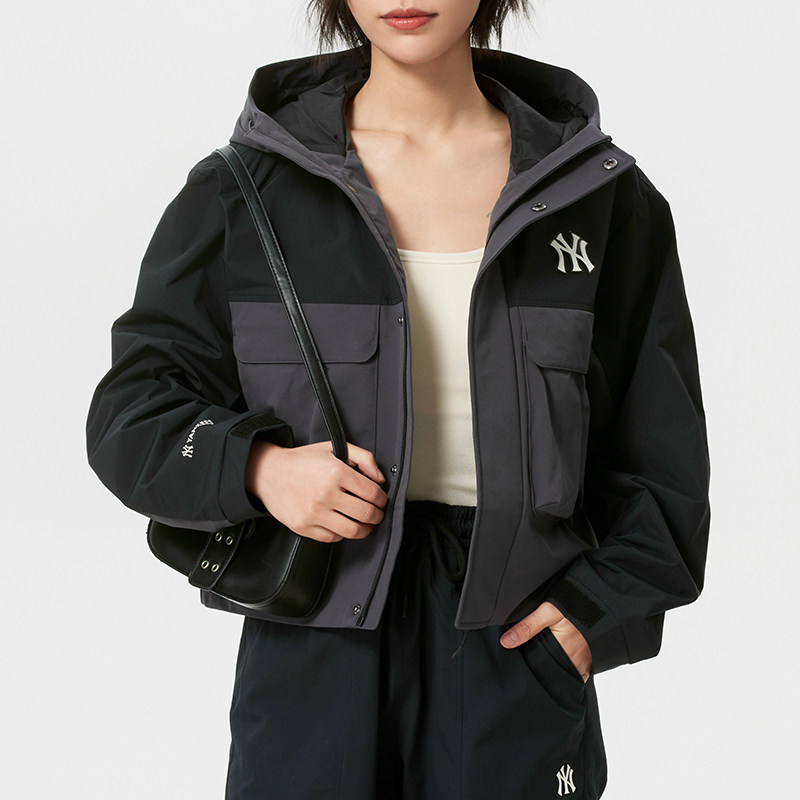 MLB官方外套女装 2026新款春季运动服波斯顿红袜潮流时尚梭织