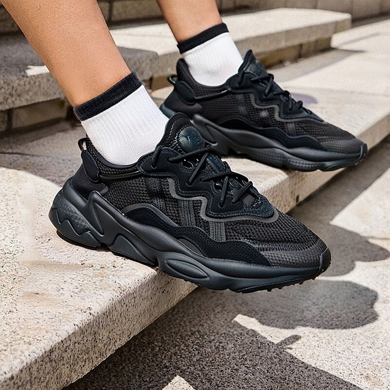 阿迪达斯三叶草跑步鞋男鞋冬新款OZWEEGO黑武士运动休闲鞋EE6999,运动鞋new,运动休闲鞋,淘宝优惠券,粉丝福利购,淘宝优惠卷