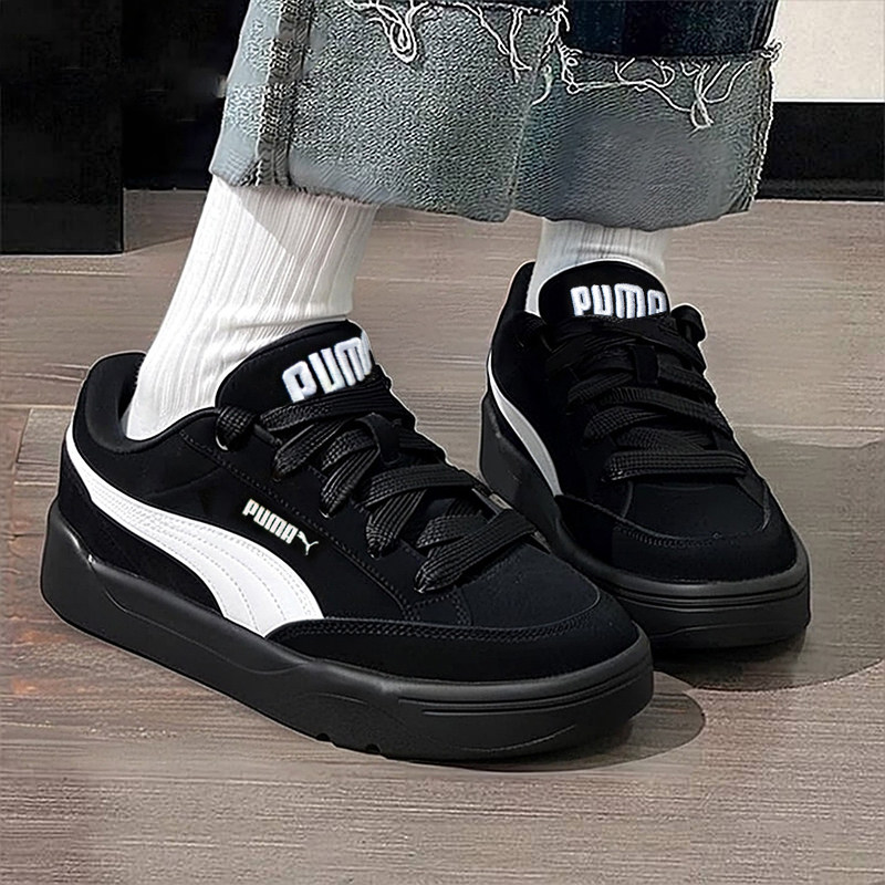 PUMA彪马板鞋男鞋女鞋2026春季情侣黑色面包鞋休闲鞋运动鞋4