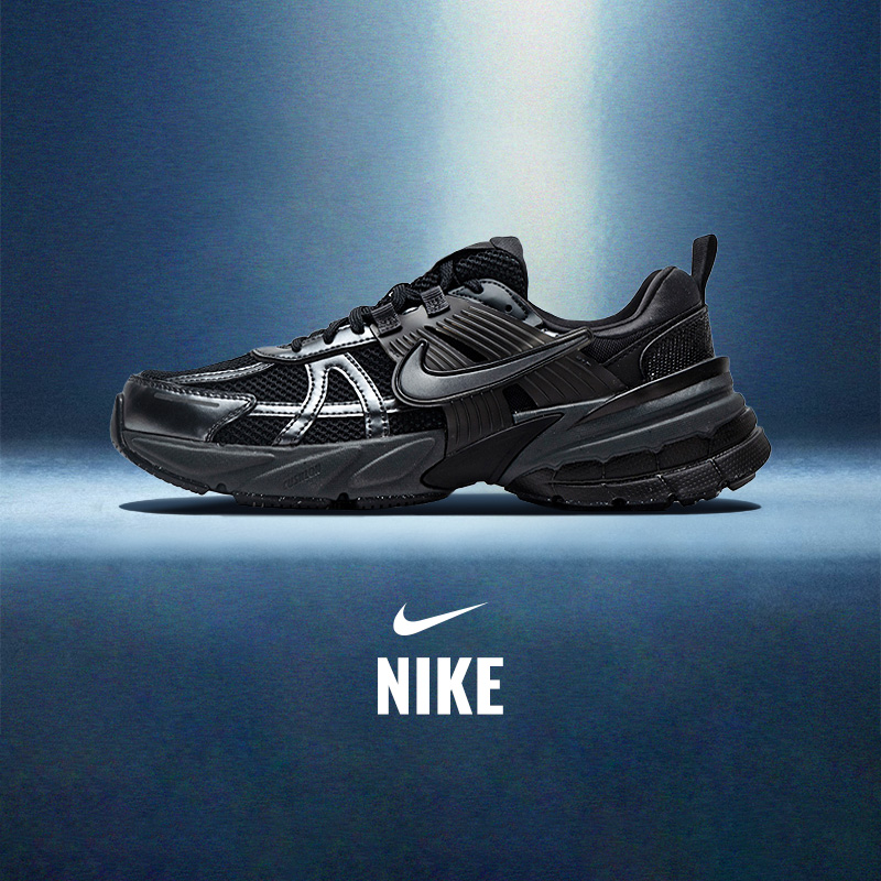 耐克官方旗舰正品冬季男鞋V2K RUN运动鞋训练黑武士跑步鞋HJ4497