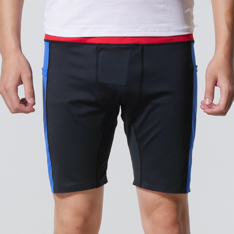 LANBU蓝步男裤2025秋季新款运动裤休闲男款压缩短裤训练针织裤子