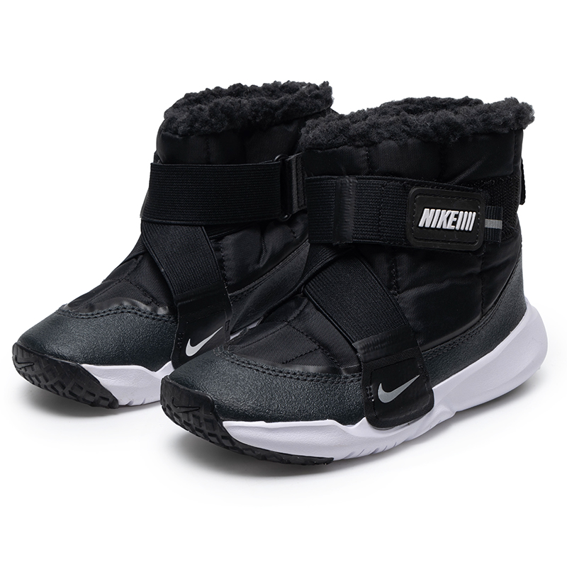NIKE耐克加绒保暖运动鞋童鞋秋冬新款儿童高帮休闲鞋靴子DD0304