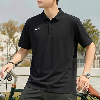 NIKE耐克翻领POLO衫男装2026新款休闲短袖跑步运动服T恤衫IB8831