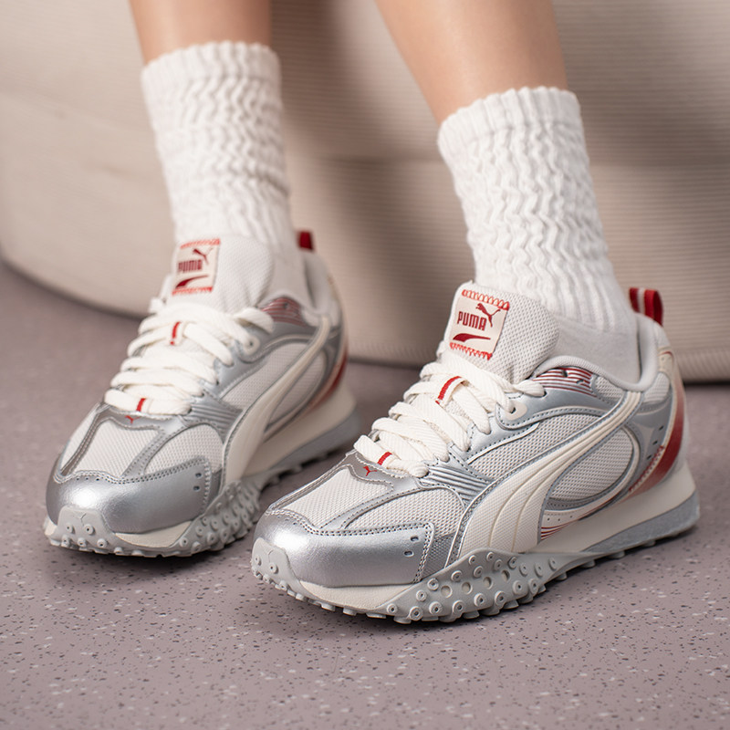 PUMA彪马Blktop 复古银色男鞋女鞋运动休闲章鱼鞋厚底低帮老爹鞋