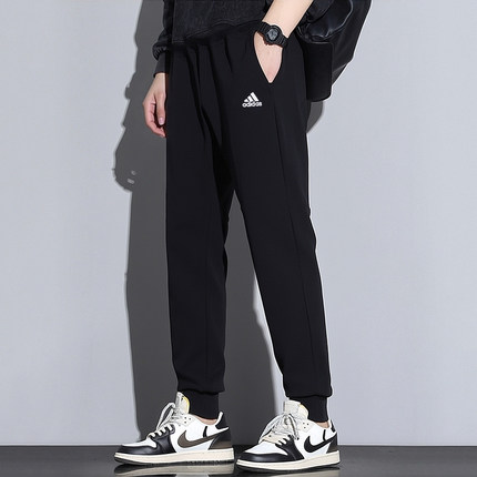 阿迪达斯加绒长裤男裤秋冬保暖运动裤休闲长裤小脚裤卫裤IB2769