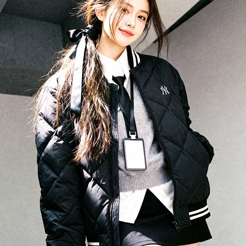 MLB官方 情侣羽绒服夹克男女装2025冬季新款棒球服外套棉羽运动服