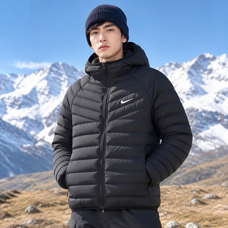 幸运叶子丨NIKE耐克男装外套羽绒服冬季新款轻薄保暖短款羽绒夹克